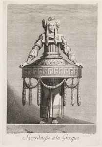 Mascarade à la Grecque: Sacerdotesse à la Grecque (Plate 8)