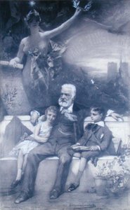 Victor Hugo en zijn kleinkinderen