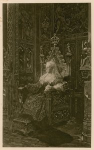 Portret van Koningin Victoria door Benjamin  Constant