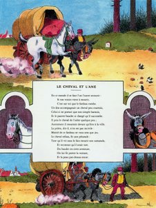 Het Paard en de Ezel, illustratie uit 