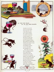 De Stadsmuis en de Landmuis, illustratie uit 