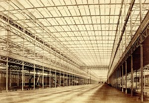 Het schip in Crystal Palace, Hyde Park, maart 1852 door Benjamin Brecknell Turner