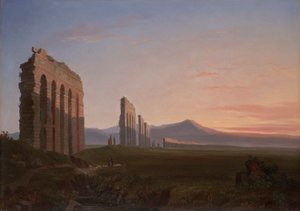 Uitzicht op de Romeinse Campagna