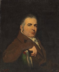 Portret van een kunstenaar door Benjamin Duterrau