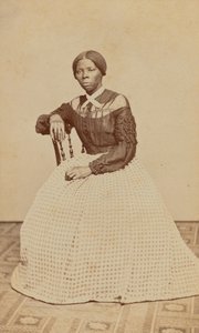Carte-de-visite portret van Harriet Tubman, 1868-1869 door Benjamin F. Powelson