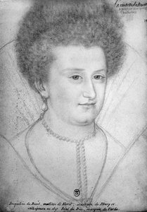 Portret van Jacqueline de Bueil (1580-1651) Gravin van Moret door Benjamin Foulon