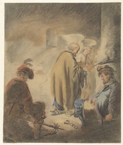 Petrus uit de gevangenis bevrijd
