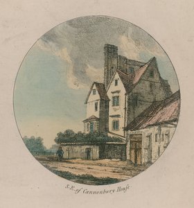 Zuidoost van Cannonbury House, Islington