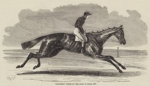 Zangeres, winnaar van The Oaks, in Epsom, 1852