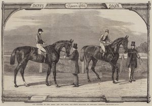 De Winnaars van de Derby en de Oaks, 1860 door Benjamin Herring