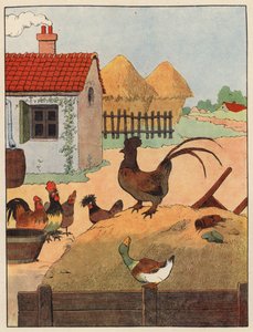 Illustratie voor Chantecler door Benjamin Rabier