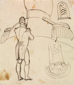 Studie voor Napoleon Bonaparte door Benjamin Robert Haydon
