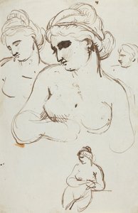 Studie van Naakte Vrouw door Benjamin Robert Haydon