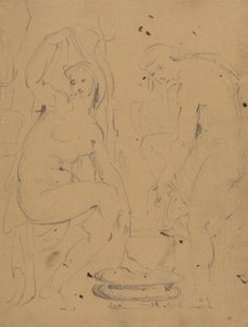 Studie van Badende Vrouwen door Benjamin Robert Haydon