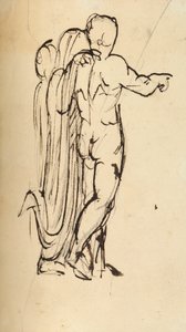 Studie van een Groep Staande Figuren door Benjamin Robert Haydon