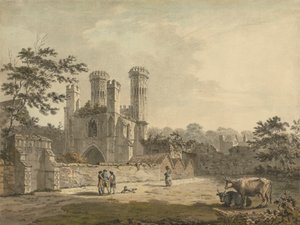 Zuidoostelijk Zicht op de Poort van het St. Augustinus Klooster, Canterbury, Kent door Benjamin Thomas Pouncey