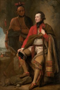 Kolonel Guy Johnson en Karonghyontye Kapitein David Hill, 1776