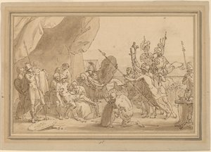 Dood van een generaal door Benjamin West