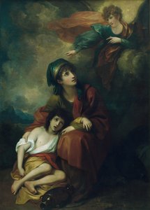 Hagar en Ismaël, 1776, herwerkt 1803