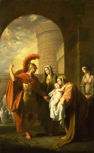 Hector Neemt Afscheid van Andromache door Benjamin West