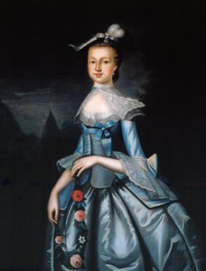Jane Galloway (1745-86) door Benjamin West
