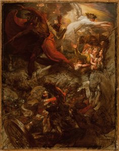 Farao en zijn Leger Verloren in de Rode Zee, 1792 en na 1800 door Benjamin West
