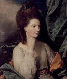 Portret van mevrouw William Abercromby van Classaugh door Benjamin West