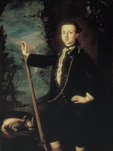 Thomas Mifflin (1744-1800), ca. 1757-59 (olie op doek) door Benjamin West