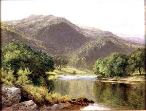 Een rivier in Noord-Wales