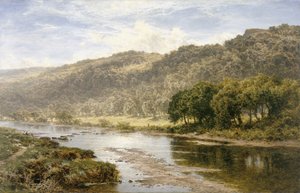 Op de Llugwy onder Capel Curig door Benjamin Williams Leader