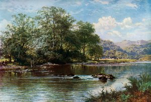 De stroom in de zomer, 1887, 1912 door Benjamin Williams Leader
