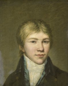 Portret van Hendrik Arend van den Brink op zeventienjarige leeftijd door Benjamin Wolff