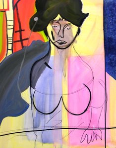 Miss N. 1, 2000 (olieverf op doek)