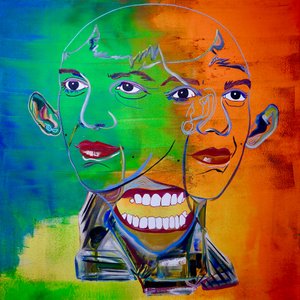 Mythe 12, 2021 (olieverf en acryl op doek) door Benoit Erwann Boucherot