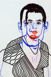 Passager 12, 2020 (acryl op gezeefdrukt Japans papier)