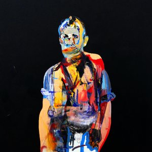 Surportret : Jean Genet, 2017 (olieverf op doek)