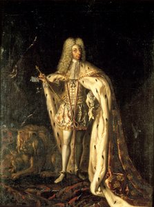 Koning Frederik IV van Denemarken en Noorwegen 1671-1730, ca. 1700 door Benoît Le Coffre