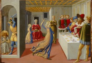 Het feest van Herodes en de onthoofding van Johannes de Doper