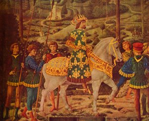 De Reis van de Wijzen, 1459-1461 door Benozzo Gozzoli