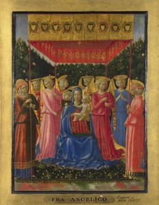 De Maagd en het Kind met engelen, ca. 1450