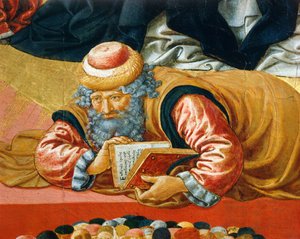 Arabische filosoof Averroes (detail) door Benozzo di Lese di Sandro Gozzoli