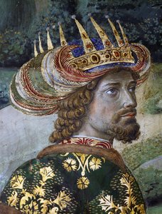 Balthazar, vermeend portret van Johannes VIII Palaiologos (detail) uit Processie van de Wijzen