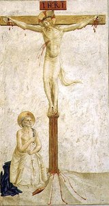 Kruisiging met St. Dominic door Benozzo di Lese di Sandro Gozzoli