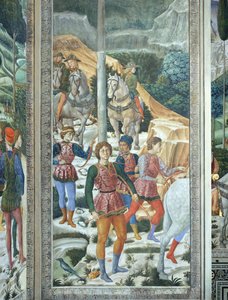 De reis van de wijzen door Benozzo di Lese di Sandro Gozzoli