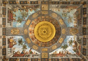 Schatkamer Fresco door Benvenuto Tisi (Il Garofalo)