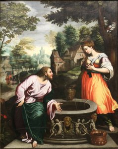 Jezus en de Samaritaanse vrouw.