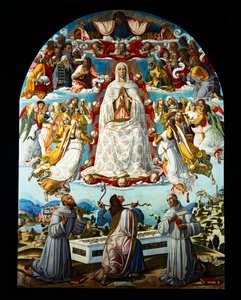 De Tenhemelopneming van de Maagd door Benvenuto di Giovanni