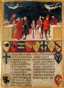 De financiën van de Raad in tijden van oorlog en vrede, 1468 door Benvenuto di Giovanni