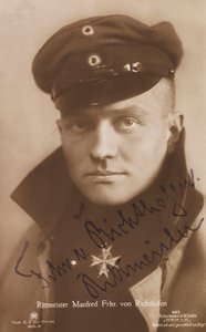 Portret van Manfred von Richthofen 1892-1918, 1918