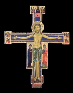 Crucifix door Berlinghiero (fl.1228 36) Berlinghieri